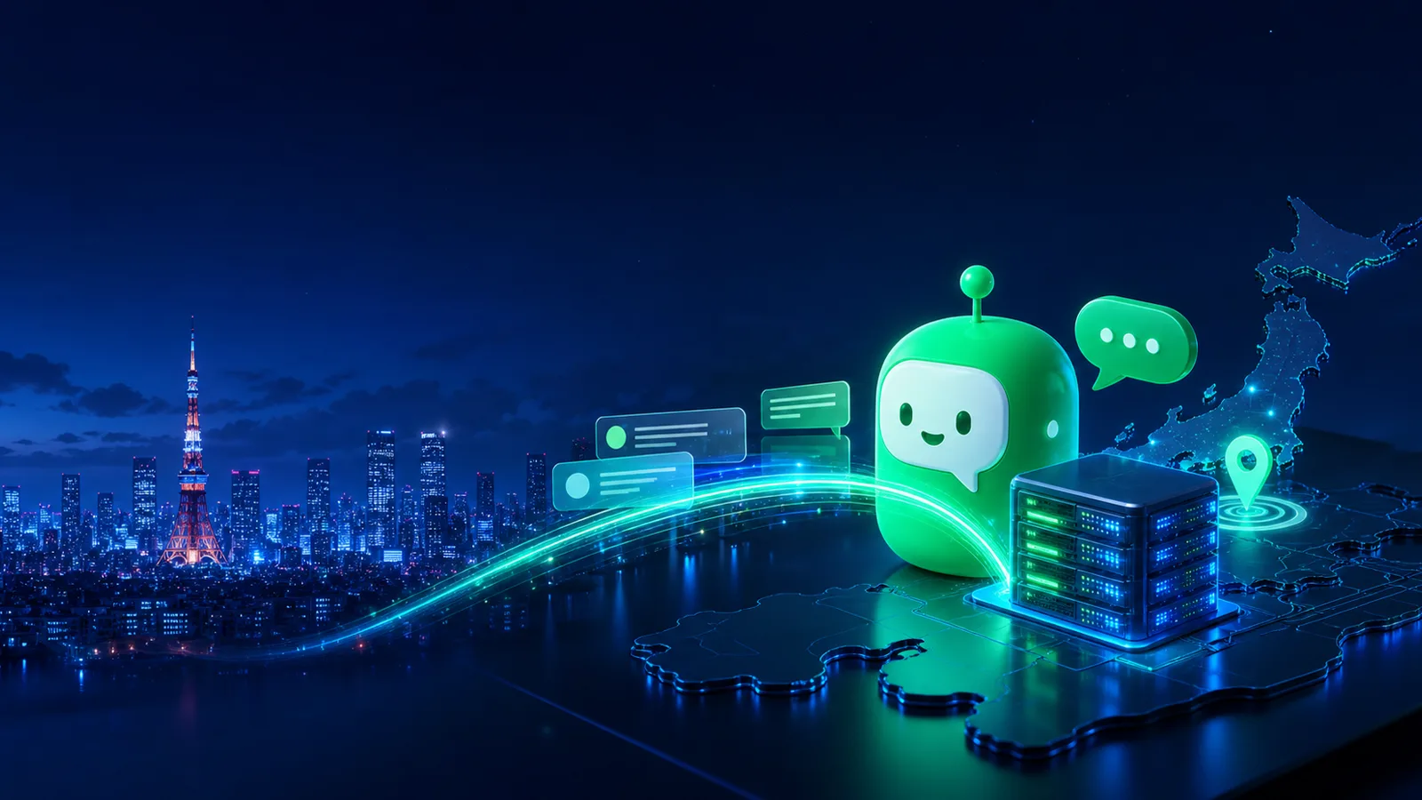 Ilustrasi pendukung Cara Hosting LINE Bot dan Memilih Region